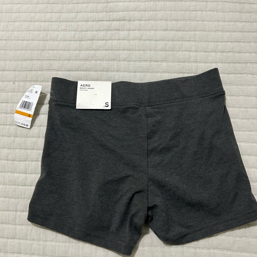 AERO Women's Charcoal Athletic Shorts - Small